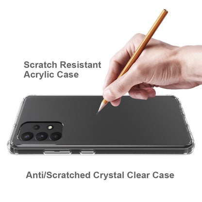 For Samsung Galaxy A32 4G Shockproof Scratchproof TPU + Acrylic Protective Case(Black) by buy2fix