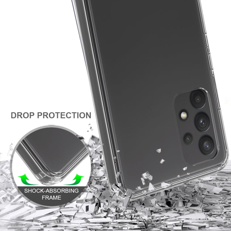 For Samsung Galaxy A32 4G Shockproof Scratchproof TPU + Acrylic Protective Case(Transparent) by buy2fix