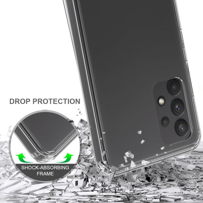 For Samsung Galaxy A32 4G Shockproof Scratchproof TPU + Acrylic Protective Case(Transparent) by buy2fix