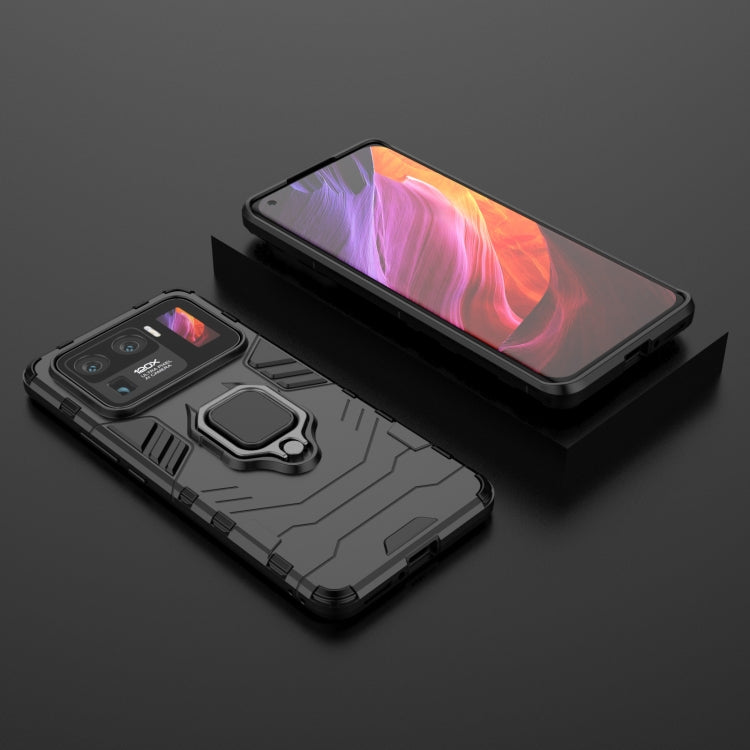 For Xiaomi Mi 11 Ultra PC + TPU Shockproof Protective Case with Magnetic Ring Holder(Black) - Xiaomi Cases by buy2fix | Online Shopping UK | buy2fix