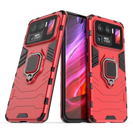 For Xiaomi Mi 11 Ultra PC + TPU Shockproof Protective Case with Magnetic Ring Holder(Red) - Xiaomi Cases by buy2fix | Online Shopping UK | buy2fix