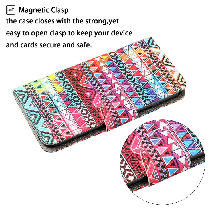 For Xiaomi Poco X3 NFC Colored Drawing Pattern Horizontal Flip Leather Case with Holder & Card Slots & Wallet & Lanyard(Tribal Ethnic Style) - Xiaomi Cases by buy2fix | Online Shopping UK | buy2fix