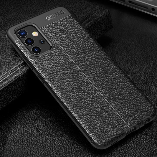 For Samsung Galaxy A32 4G Litchi Texture TPU Shockproof Case(Black) by buy2fix