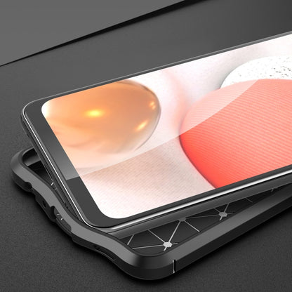 For Samsung Galaxy A32 4G Litchi Texture TPU Shockproof Case(Black) by buy2fix