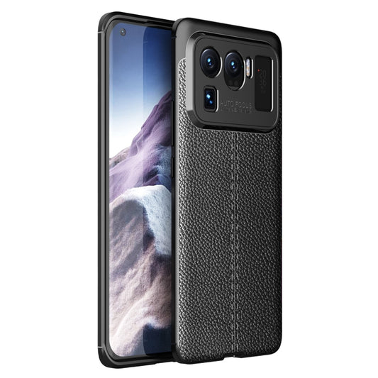 For Xiaomi Mi 11 Ultra Litchi Texture TPU Shockproof Case(Black) - Xiaomi Cases by buy2fix | Online Shopping UK | buy2fix