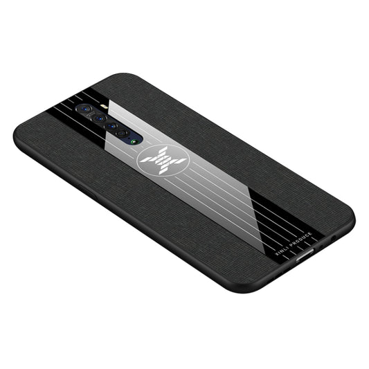 For OPPO RENO 2 XINLI Stitching Cloth Textue Shockproof TPU Protective Case(Black) - OPPO Cases by XINLI | Online Shopping UK | buy2fix