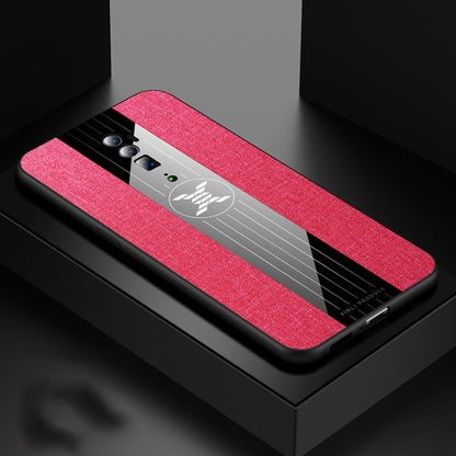 For OPPO Reno 10x Zoom XINLI Stitching Cloth Textue Shockproof TPU Protective Case(Red) - OPPO Cases by XINLI | Online Shopping UK | buy2fix