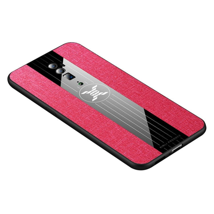 For OPPO Reno 10x Zoom XINLI Stitching Cloth Textue Shockproof TPU Protective Case(Red) - OPPO Cases by XINLI | Online Shopping UK | buy2fix