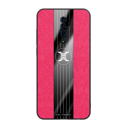 For OPPO Reno 10x Zoom XINLI Stitching Cloth Textue Shockproof TPU Protective Case(Red) - OPPO Cases by XINLI | Online Shopping UK | buy2fix