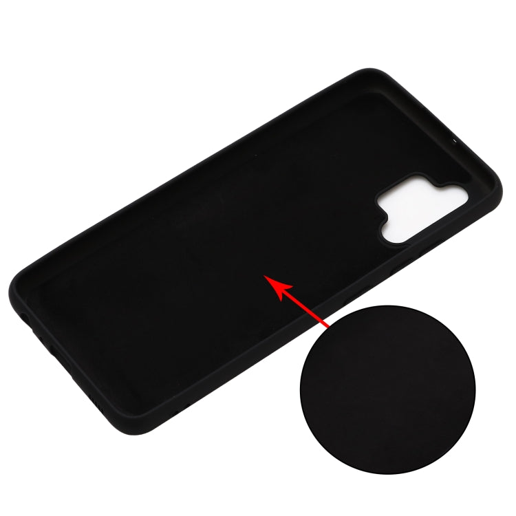 For Samsung Galaxy A32 4G Solid Color Liquid Silicone Dropproof Full Coverage Protective Case(Black) by buy2fix