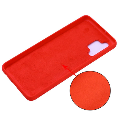 For Samsung Galaxy A32 4G Solid Color Liquid Silicone Dropproof Full Coverage Protective Case(Red) by buy2fix