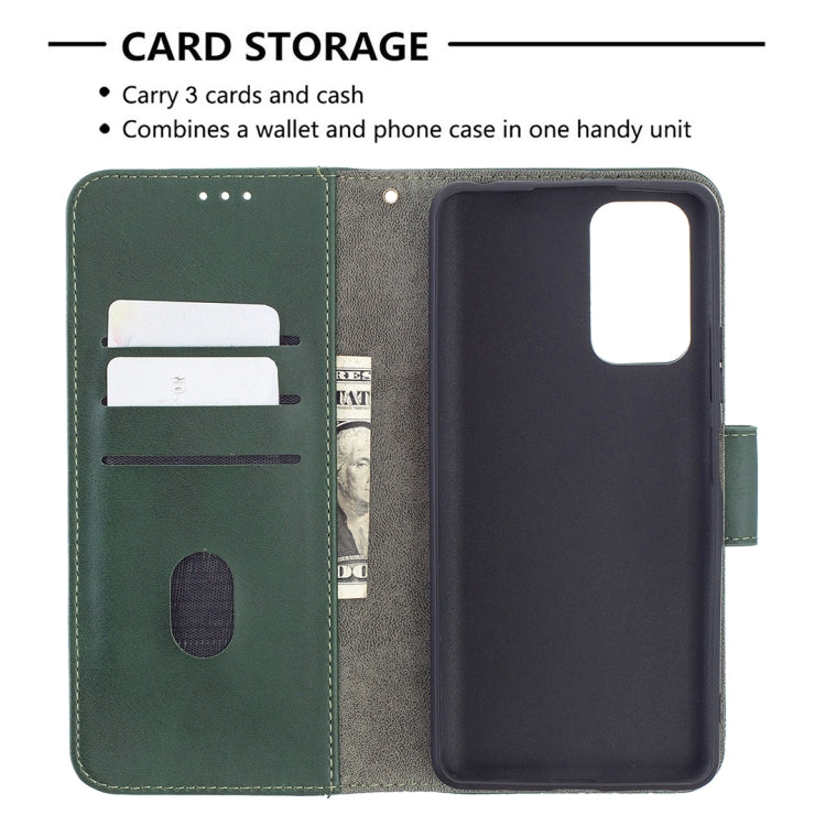 For Xiaomi Redmi Note 10 Pro Matching Color Crocodile Texture Horizontal Flip PU Leather Case with Wallet & Holder & Card Slots(Green) - Xiaomi Cases by buy2fix | Online Shopping UK | buy2fix