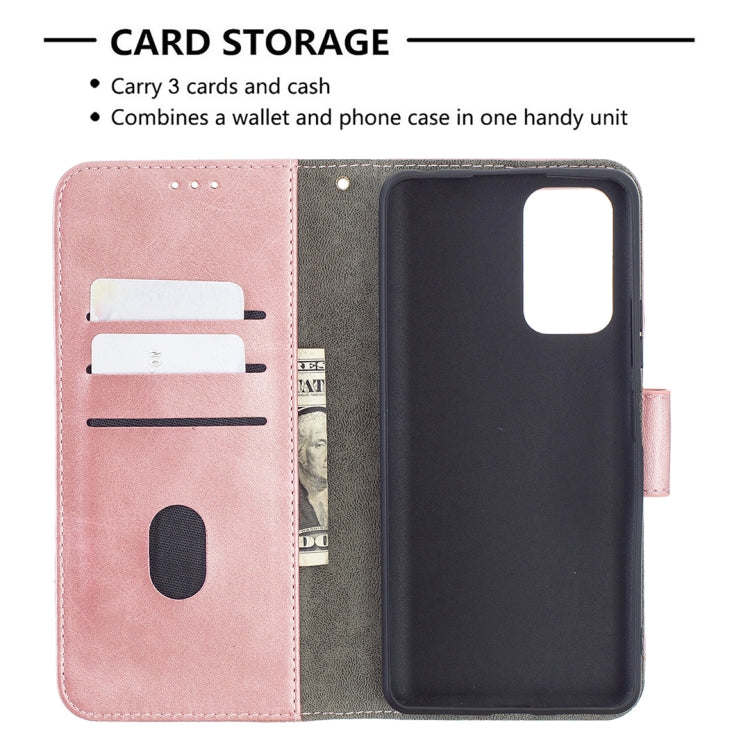 For Xiaomi Redmi Note 10 Pro Matching Color Crocodile Texture Horizontal Flip PU Leather Case with Wallet & Holder & Card Slots(Rose Gold) - Xiaomi Cases by buy2fix | Online Shopping UK | buy2fix