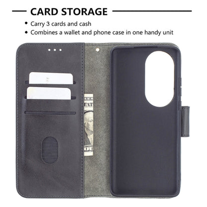 For Huawei P50 Pro Matching Color Crocodile Texture Horizontal Flip PU Leather Case with Wallet & Holder & Card Slots(Black) - Huawei Cases by buy2fix | Online Shopping UK | buy2fix
