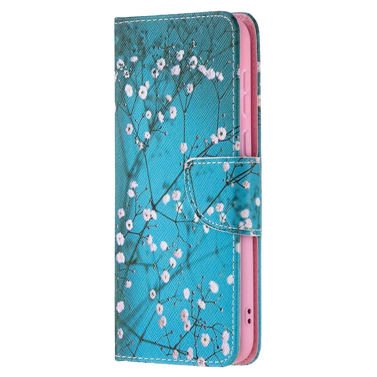 For Huawei P50 Colored Drawing Pattern Horizontal Flip Leather Case with Holder & Card Slots & Wallet(Plum Blossom) - Huawei Cases by buy2fix | Online Shopping UK | buy2fix