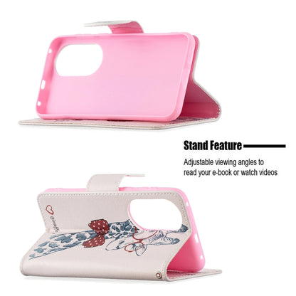 For Huawei P50 Colored Drawing Pattern Horizontal Flip Leather Case with Holder & Card Slots & Wallet(Giraffe) - Huawei Cases by buy2fix | Online Shopping UK | buy2fix