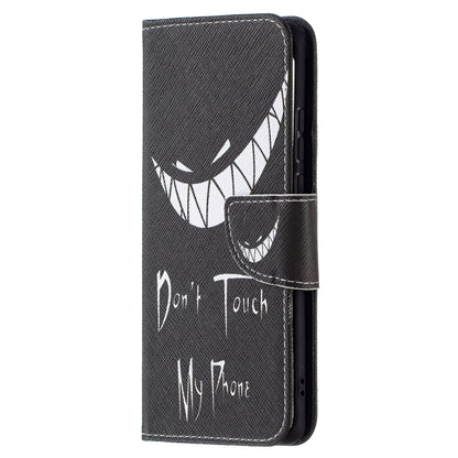 For Huawei P50 Colored Drawing Pattern Horizontal Flip Leather Case with Holder & Card Slots & Wallet(Smirk) - Huawei Cases by buy2fix | Online Shopping UK | buy2fix