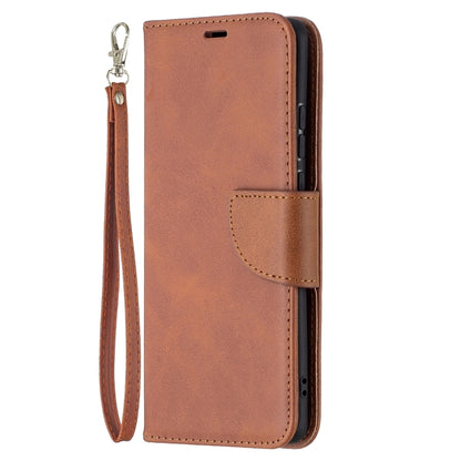 For Huawei P50 Pro Retro Lambskin Texture Pure Color Horizontal Flip PU Leather Case with Holder & Card Slots & Wallet & Lanyard(Brown) - Huawei Cases by buy2fix | Online Shopping UK | buy2fix