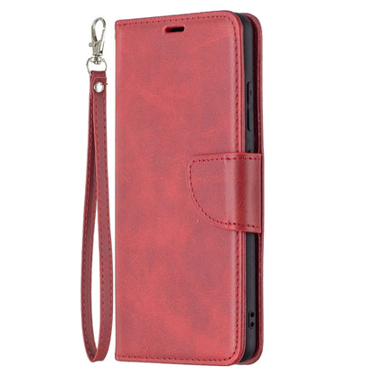 For Samsung Galaxy A32 4G Retro Lambskin Texture Pure Color Horizontal Flip PU Leather Case with Holder & Card Slots & Wallet & Lanyard(Red) by buy2fix