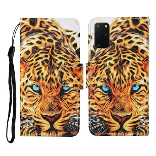 For Samsung Galaxy S20+ Colored Drawing Pattern Horizontal Flip Leather Case with Holder & Card Slots & Wallet & Lanyard(Yellow Leopard) by buy2fix