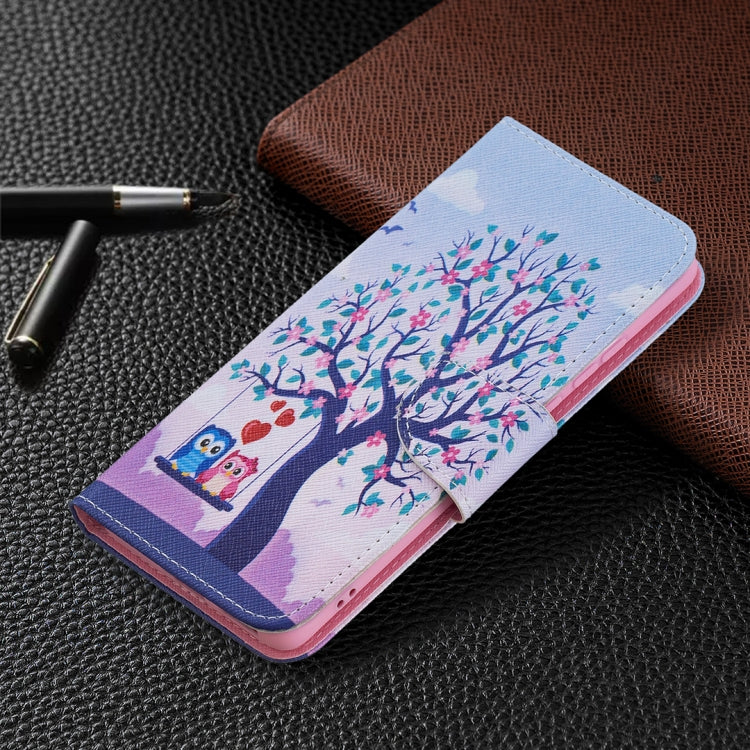 For Huawei P50 Pro Colored Drawing Pattern Horizontal Flip Leather Case with Holder & Card Slots & Wallet(Owl) - Huawei Cases by buy2fix | Online Shopping UK | buy2fix