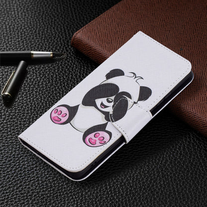 For Huawei P50 Pro Colored Drawing Pattern Horizontal Flip Leather Case with Holder & Card Slots & Wallet(Panda) - Huawei Cases by buy2fix | Online Shopping UK | buy2fix