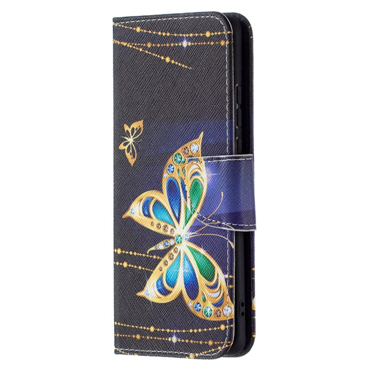 For Huawei P50 Pro Colored Drawing Pattern Horizontal Flip Leather Case with Holder & Card Slots & Wallet(Big Butterfly) - Huawei Cases by buy2fix | Online Shopping UK | buy2fix