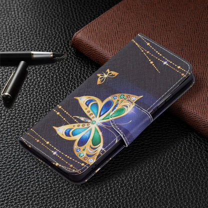 For Huawei P50 Pro Colored Drawing Pattern Horizontal Flip Leather Case with Holder & Card Slots & Wallet(Big Butterfly) - Huawei Cases by buy2fix | Online Shopping UK | buy2fix