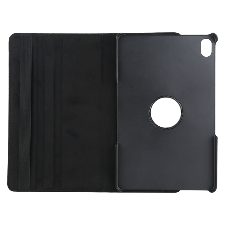 For Lenovo Tab P11 / Tab P11 5G Litchi Texture Horizontal Flip 360 Degrees Rotation Leather Case with Holder(Black) - Lenovo by buy2fix | Online Shopping UK | buy2fix
