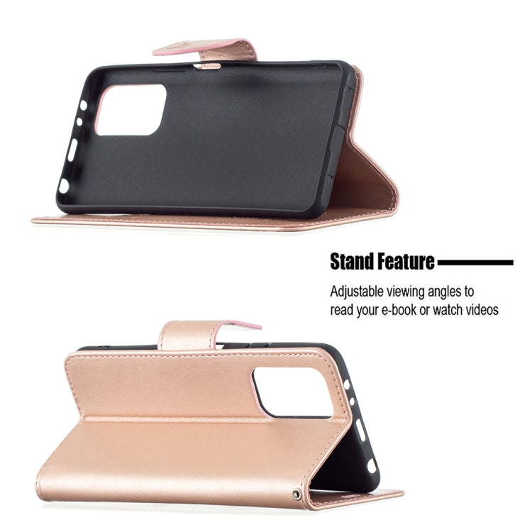 For Xiaomi Redmi Note 10 Pro Two Butterflies Embossing Pattern Horizontal Flip Leather Case with Holder & Card Slot & Wallet & Lanyard(Rose Gold) - Xiaomi Cases by buy2fix | Online Shopping UK | buy2fix