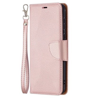 For Huawei P50 Litchi Texture Pure Color Horizontal Flip Leather Case with Holder & Card Slots & Wallet & Lanyard(Rose Gold) - Huawei Cases by buy2fix | Online Shopping UK | buy2fix