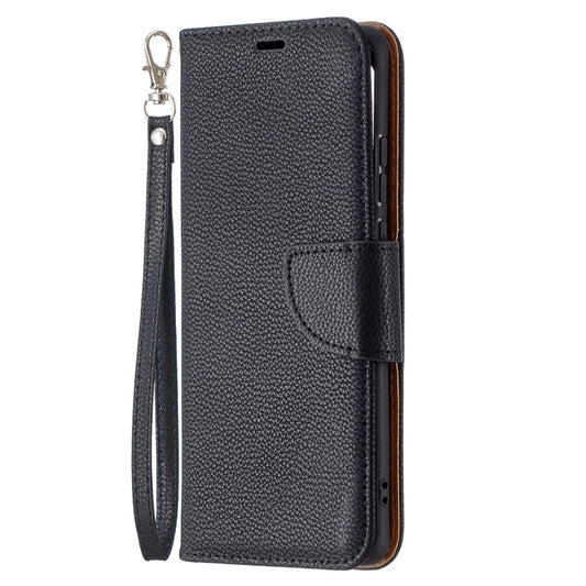 For Huawei P50 Pro Litchi Texture Pure Color Horizontal Flip Leather Case with Holder & Card Slots & Wallet & Lanyard(Black) - Huawei Cases by buy2fix | Online Shopping UK | buy2fix