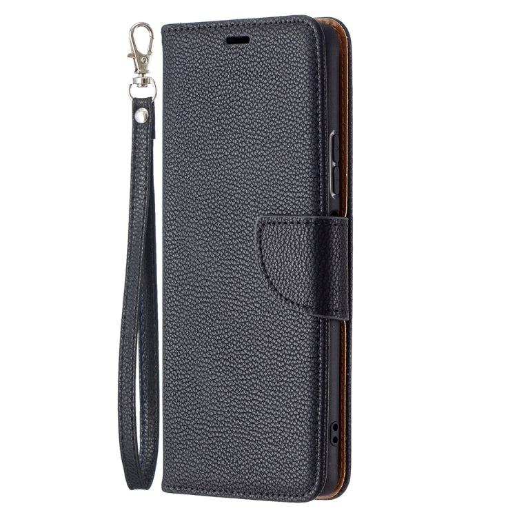 For Xiaomi Redmi Note 10 Pro Litchi Texture Pure Color Horizontal Flip Leather Case with Holder & Card Slots & Wallet & Lanyard(Black) - Xiaomi Cases by buy2fix | Online Shopping UK | buy2fix