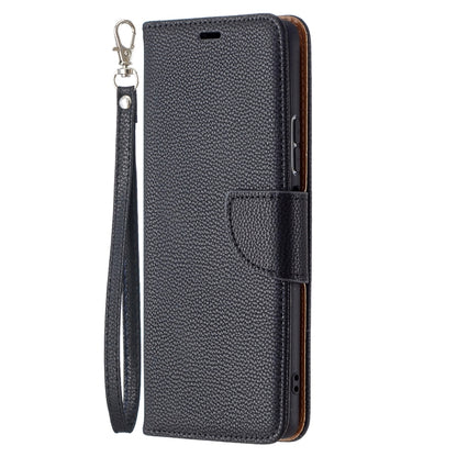 For Xiaomi Redmi Note 10 Pro Litchi Texture Pure Color Horizontal Flip Leather Case with Holder & Card Slots & Wallet & Lanyard(Black) - Xiaomi Cases by buy2fix | Online Shopping UK | buy2fix