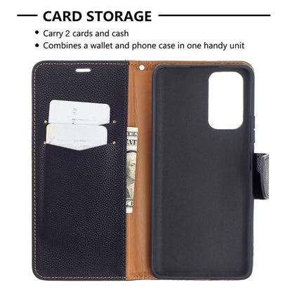 For Xiaomi Redmi Note 10 Pro Litchi Texture Pure Color Horizontal Flip Leather Case with Holder & Card Slots & Wallet & Lanyard(Black) - Xiaomi Cases by buy2fix | Online Shopping UK | buy2fix