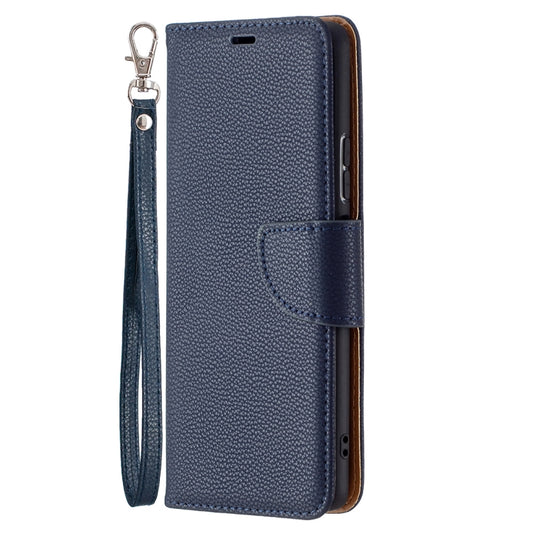 For Xiaomi Redmi Note 10 Pro Litchi Texture Pure Color Horizontal Flip Leather Case with Holder & Card Slots & Wallet & Lanyard(Dark Blue) - Xiaomi Cases by buy2fix | Online Shopping UK | buy2fix