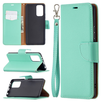 For Xiaomi Redmi Note 10 Pro Litchi Texture Pure Color Horizontal Flip Leather Case with Holder & Card Slots & Wallet & Lanyard(Green) - Xiaomi Cases by buy2fix | Online Shopping UK | buy2fix
