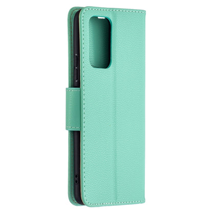 For Xiaomi Redmi Note 10 Pro Litchi Texture Pure Color Horizontal Flip Leather Case with Holder & Card Slots & Wallet & Lanyard(Green) - Xiaomi Cases by buy2fix | Online Shopping UK | buy2fix