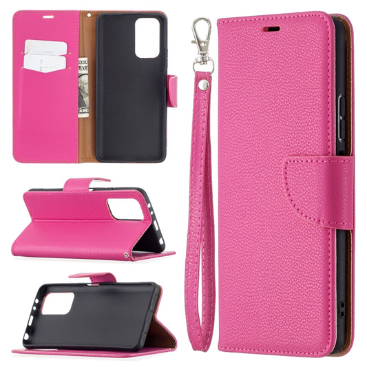 For Xiaomi Redmi Note 10 Pro Litchi Texture Pure Color Horizontal Flip Leather Case with Holder & Card Slots & Wallet & Lanyard(Rose Red) - Xiaomi Cases by buy2fix | Online Shopping UK | buy2fix