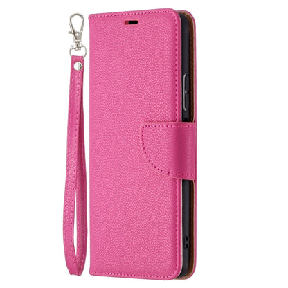 For Xiaomi Redmi Note 10 Pro Litchi Texture Pure Color Horizontal Flip Leather Case with Holder & Card Slots & Wallet & Lanyard(Rose Red) - Xiaomi Cases by buy2fix | Online Shopping UK | buy2fix