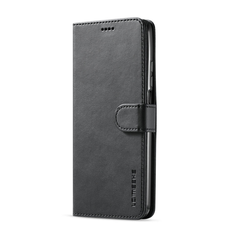 For Xiaomi Redmi Note 10 / Note 10S LC.IMEEKE Calf Texture Horizontal Flip Leather Case with Holder & Card Slots & Wallet(Black) - Xiaomi Cases by LC.IMEEKE | Online Shopping UK | buy2fix