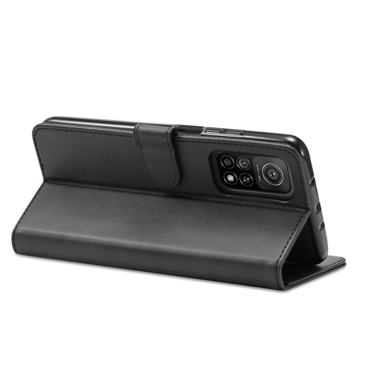 For Xiaomi Redmi Note 10 / Note 10S LC.IMEEKE Calf Texture Horizontal Flip Leather Case with Holder & Card Slots & Wallet(Black) - Xiaomi Cases by LC.IMEEKE | Online Shopping UK | buy2fix
