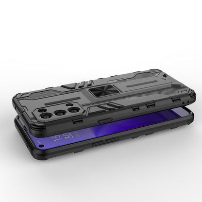 For OPPO Reno5 5G / 4G Supersonic PC + TPU Shock-proof Protective Case with Holder(Red) by buy2fix