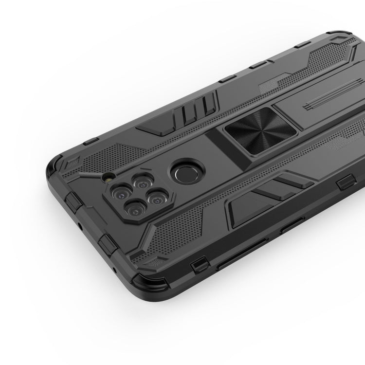 For Xiaomi Redmi Note 9 Supersonic PC + TPU Shock-proof Protective Case with Holder(Green) - Xiaomi Cases by buy2fix | Online Shopping UK | buy2fix