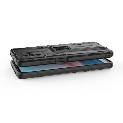 For Xiaomi Redmi Note 10 4G Supersonic PC + TPU Shock-proof Protective Case with Holder(Green) - Xiaomi Cases by buy2fix | Online Shopping UK | buy2fix