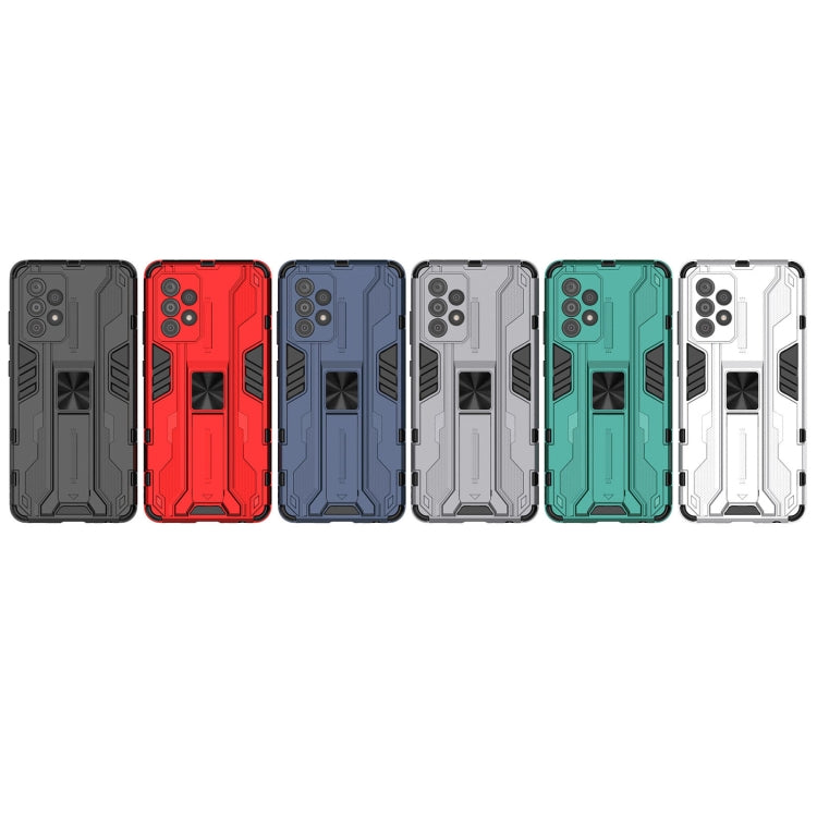 For Samsung Galaxy A52 5G / 4G Supersonic PC + TPU Shock-proof Protective Case with Holder(Black) by buy2fix