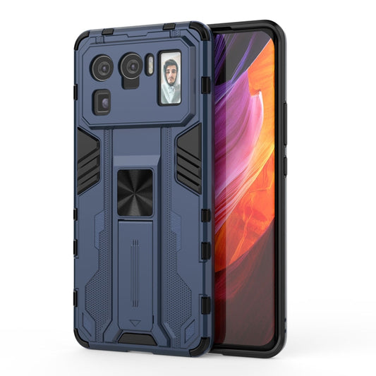 For Xiaomi Mi 11 Ultra Supersonic PC + TPU Shock-proof Protective Case with Holder(Dark Blue) - Xiaomi Cases by buy2fix | Online Shopping UK | buy2fix