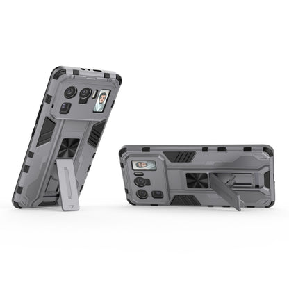 For Xiaomi Mi 11 Ultra Supersonic PC + TPU Shock-proof Protective Case with Holder(Gray) - Xiaomi Cases by buy2fix | Online Shopping UK | buy2fix