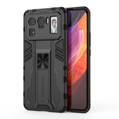 For Xiaomi Mi 11 Ultra Supersonic PC + TPU Shock-proof Protective Case with Holder(Black) - Xiaomi Cases by buy2fix | Online Shopping UK | buy2fix
