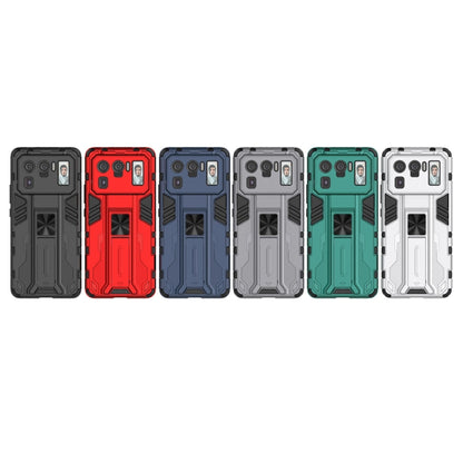 For Xiaomi Mi 11 Ultra Supersonic PC + TPU Shock-proof Protective Case with Holder(Black) - Xiaomi Cases by buy2fix | Online Shopping UK | buy2fix